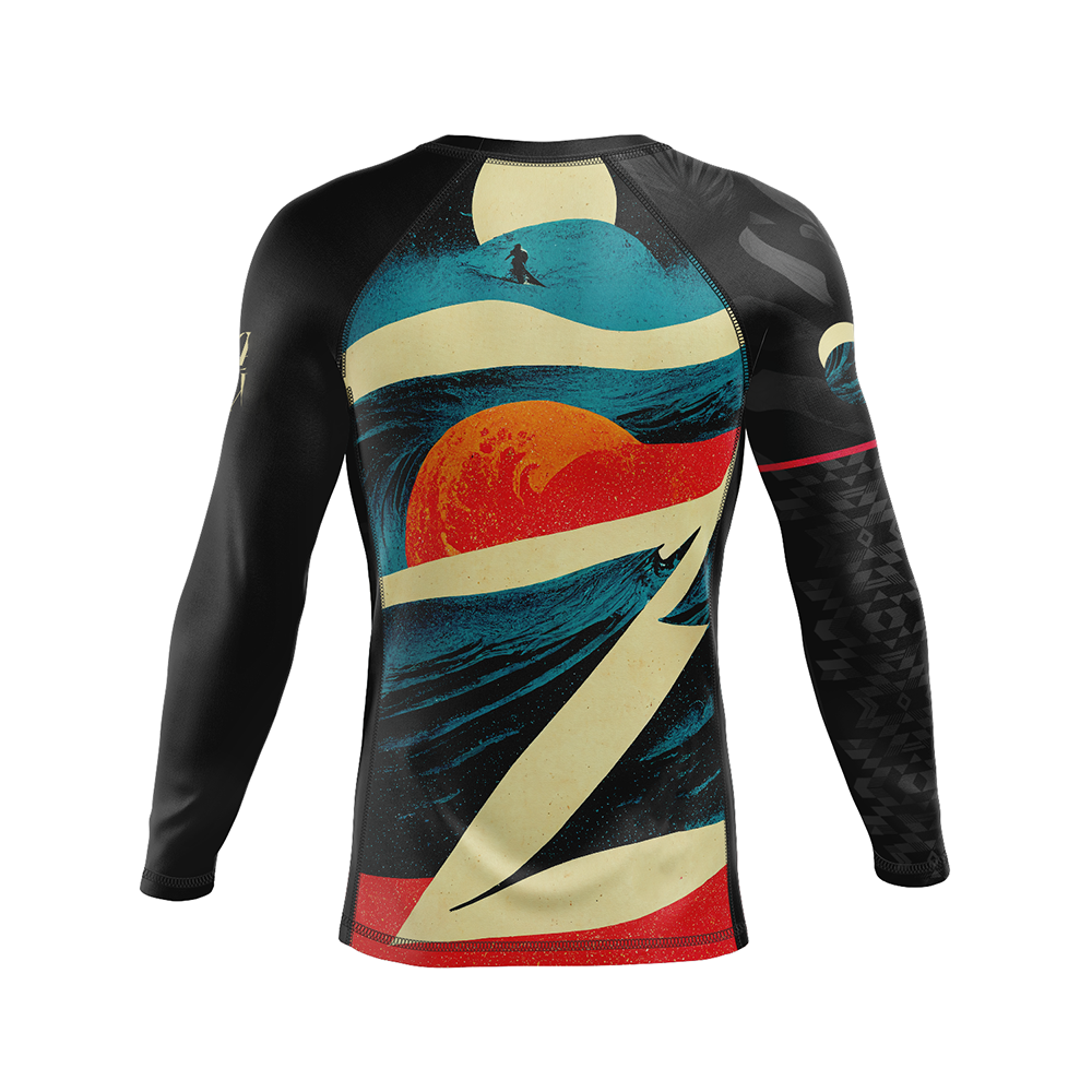 Stylish Printed Rash Guard